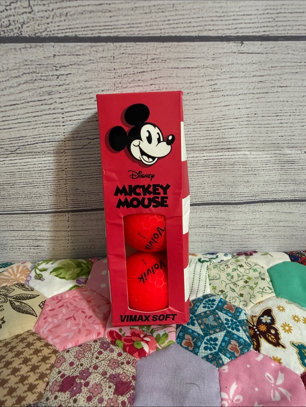 Disney Mickey Mouse Red VIMAX Soft Golf Ball Set